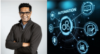Secutech Automation team member smiling with automation icon